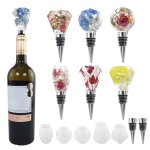 Moule pour bouchon de vin en r�sine epoxy, bouchon de bouteille de vin d�coratif, diy, moulage avec 2 ...