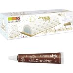 Moule � b�che de no�l matelass�e + 1 stylo chocolat offert