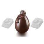 Moule a chocolat lady cocca plastique silikomart