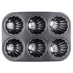 Moule de cuisson en acier au carbone, 6 tasses, haute dureté et antiadhésif, moules a gâteaux, ustensiles ... Moule de cuisson en acier au carbone, 6 tasses, haute dureté et antiadhésif, moules a gâteaux, ustensiles ...
