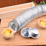Moule de cuisson rond en aluminium pour biscuit, muffin, tarte aux ¿ufs, poulet frais, bon 18 feuille, ...