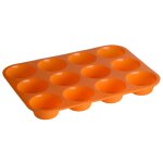 Moule de cuisson en silicone, demi - boule sphrique, pour muffins au chocolat, cupcakes, 12 tasses, ...