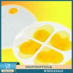 Moule en forme de cur pour cuiseur a emoufs au micro - ondes, couverts, rcipient a 4 grilles, outil ...