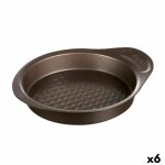 Moule pour four pyrex asimetria rond noir Ø 26 cm (6 unités) Moule pour four pyrex asimetria rond noir Ø 26 cm (6 unités)