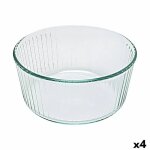 Moule pour four pyrex classic souffl 21 x 21 x 10 cm transparent verre (4 units)