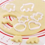 Moules a g�teaux en plastique, biscuits, sucrier, dessin anim�, animaux, ananas, coupe - biscuits, moule ...