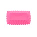 Moules a gteaux rectangulaires rutilisables en silicone, 12 pices, a gele, a cupcake, tasse a muffins, ...