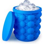 Moule a glaçons, seau a glaçons en silicone avec couvercle (2 en 1), machine a glaçons facile a dégager ... Moule a glaçons, seau a glaçons en silicone avec couvercle (2 en 1), machine a glaçons facile a dégager ...