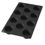 Moule gourmet mini muffins 11 cav. noir Moule gourmet mini muffins 11 cav. noir