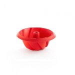 Moule a kougelhopf rouge en silicone Moule a kougelhopf rouge en silicone