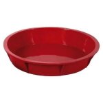 Moule a manqu� - rouge - d25 cm - silicone - compatible cong�lateur - compatible lave - vaisselle