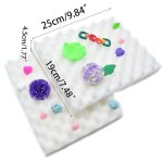 Moules a mousse de schage pour fondant, 2 pices / ensemble, tapis eponge, support de tasse, fleur de ...