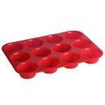 Moule a muffins et cupcakes en silicone, 12 tasses, demi - boule sphrique, ptisserie, cuisine dcorative, ...