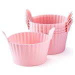 Moule a oeufs de friteuse a air en silicone 8 pack de morsure d'oeuf en silicone antiadhsif rutilisable, ...