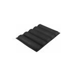 Moule à pain fran&ccedilais en silicone pour 5 pains, moule à baguette rectangulaire r&eacuteutili ...