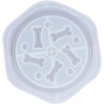 Moule en r�sine epoxy, moules en silicone pour bols pour chiens, bols de nourriture pour chiens(chien) ...