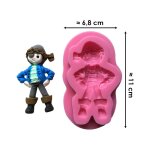 Moule silicone 3d pirate pour pâte a sucre, cake design, décoration gateau. . . Moule silicone 3d pirate pour pâte a sucre, cake design, décoration gateau. . .