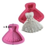 Moule silicone 3d robe princesse pour pâte a sucre cake design décoration gateau Moule silicone 3d robe princesse pour pâte a sucre cake design décoration gateau