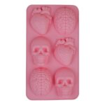 Moule silicone 6 cavites halloween 26x16cm rose