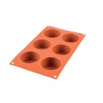 Moule en silicone 6 mini muffin 7 cm Moule en silicone 6 mini muffin 7 cm