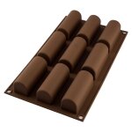 Moule en silicone 9 midi buches 8. 4 x 3. 2 cm Moule en silicone 9 midi buches 8. 4 x 3. 2 cm