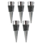 Moule en silicone pour bouchons de bouteille de vin (5 pieces), moule de coulee en resine cristalline, ...