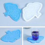 Moule en silicone pour caboteur papillon, en résine epoxy cristal, dessous de verre a vin, décoration ... Moule en silicone pour caboteur papillon, en résine epoxy cristal, dessous de verre a vin, décoration ...