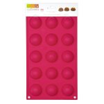Moule en silicone multi 15 demi - sphères Moule en silicone multi 15 demi - sphères