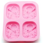 Moule silicone patisserie orientale, 4mme ange pltre moule silicone gele mousse blanc gele lait gele ...