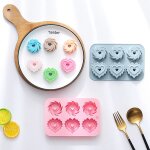 Moule silicone patisserie orientale, 6 moule a gteau rotatif cur connect beignet gteau de riz complment ...