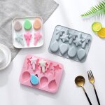 Moule silicone patisserie orientale, 9 mme etoile a cinq branches baguette magique goutte d'eau forme ...