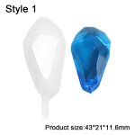 Moules en silicone en r�sine �poxy pour collier, pendentif, fleur s�ch�e, cristal, pendule, moule, fabrication ...