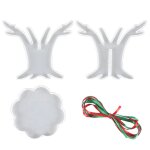 Moule en silicone en r�sine pour fleurs s�ch�es, artisanat d�coratif, support de pot de plante, moules ...