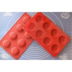 Moule silicone souple 8 petits fours / marguerite 27 x 16 cm