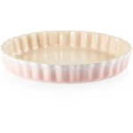 Moule a tarte le creuset a tarte 28 cm shell pink Moule a tarte le creuset a tarte 28 cm shell pink