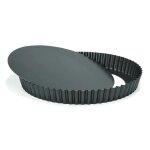 Moule a tarte - patisse - 30 cm - antiadhésif - fond amovible - acier revêtu Moule a tarte - patisse - 30 cm - antiadhésif - fond amovible - acier revêtu