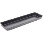 Moule a tarte rectangle avec fond amovible Moule a tarte rectangle avec fond amovible