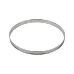 Moule a tartelette gobel cercle a tarte haut - inox - bords roulé Moule a tartelette gobel cercle a tarte haut - inox - bords roulé