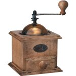 Antique moulin a café manuel en bois finition antiquaire 21 cm Antique moulin a café manuel en bois finition antiquaire 21 cm
