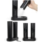 Moulins �lectrique - set sali�re et poivri�re �lectriques sans fil avec base de charge