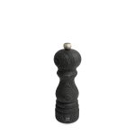 Paris nature black moulin a poivre manuel en bois upcycl� et son poivre fair trade, noir, 18 cm - 7in ...