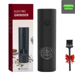 Moulin à poivre et à sel électrique automatique avec lumière led moulin à épices électrique grossièreté ... Moulin à poivre et à sel électrique automatique avec lumière led moulin à épices électrique grossièreté ...