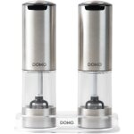 Moulin a sel et poivre rechargeable inox domo do3102 Moulin a sel et poivre rechargeable inox domo do3102