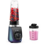 Moulinex blend up lm19h4f0 blender 0, 85 l m�langeur de table 1000 w noir et bleu
