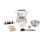 Moulinex companion xl hf805810 - robot cuiseur - 4. 5 litres - 1. 6 kwatt - blanc et noir
