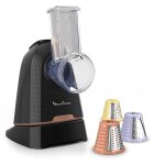 Moulinex fresh express twist dk8638 r�pe �lectrique et spiraliseur plastique noir