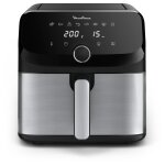 Moulinex easy fry mega ez855d20 friteuse unique 7, 5 l autonome friteuse d'air chaud noir et acier inoxydable ...