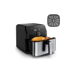 Moulinex ez855d20 - ra reconditionne easy fry mega, 7. 5l, air fryer, inox