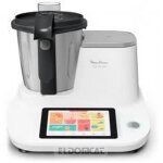 Moulinex hf506111 click & cook robot de cuisine multifonction 1400 w 3, 6 l 30  120 c, cran tactile, ...