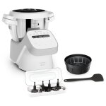 Moulinex hf8408 robot de cuisine 1550 w 4, 5 l noir et blanc